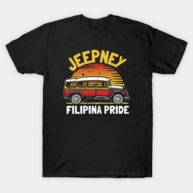 Jeepney, Philippines pride T-Shirt by Funny sayings